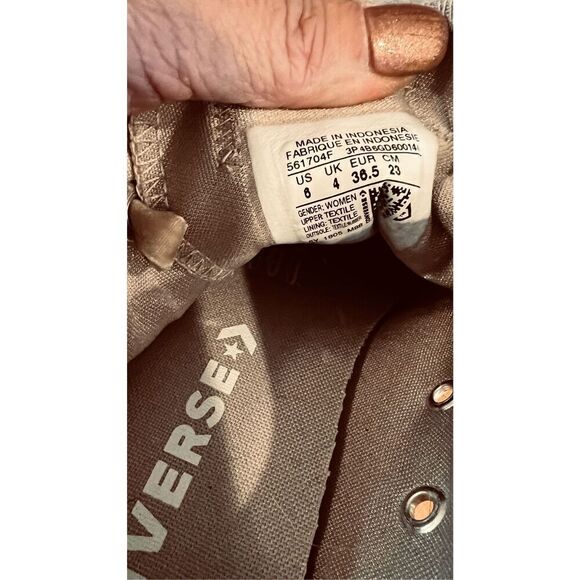 Converse All Star Tan Classic Womens Shoes Sneakers Size 6 - Picture 3 of 12